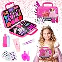 Toysical Kids Makeup Kit for Girl - 30Pc Real Washable, Non Toxic Play Princess Cosmetic Set - Ages 3-6