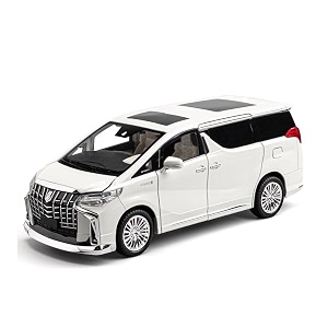 play car 1 18 alpha model car sports car exclusive alloy metal pull back die-cast car diecast metal pullback toy car with openable doors amp light music toys for kids - white