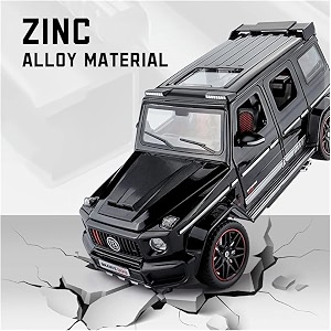 play car 1 18 m-benz brabus 800 model car sports car exclusive alloy metal pull back die-cast car diecast metal pullback toy car with openable doors amp light music toys for kids - black