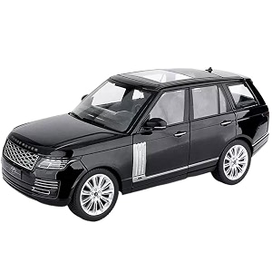 play car 1 18 range rover model sports car alloy metal pull back die-cast car diecast metal pullback toy car with openable doors amp light music toys for kids - black