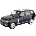 Play Car 1 18 Range Rover Model Sports Car Alloy Metal Pull Back Die-Cast Car Diecast Metal Pullback Toy Car with Openable Doors &amp; Light Music Toys for Kids - Black