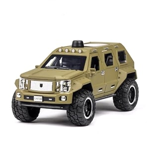 play car 1 24 george patton model car sports car exclusive alloy metal pull back die-cast car diecast metal pullback toy car with openable doors amp light music toys for kids - green