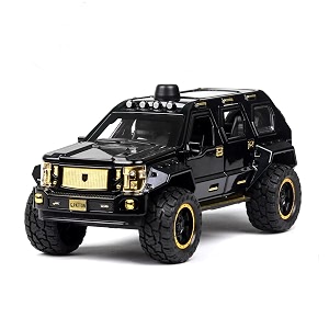 play car 1 24 george patton model car sports car exclusive alloy metal pull back die-cast car diecast metal pullback toy car with openable doors amp light music toys for kids - black