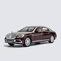 Play Car 1 24 Maybach Amg Gls600 Model Car Sports Car Alloy Metal Pull Back Car Diecast Metal Pullback Toy Car with Openable Doors &amp; Light Music Toys for Kids - Golden