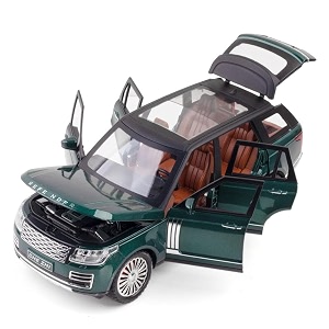 play car 1 24 range rover model car sports car alloy metal pull back car diecast metal pullback toy car with openable doors amp light music toys for kids - black