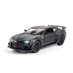 play car 1 32 b_c model car sports car exclusive alloy metal pull back die-cast car diecast metal pullback toy car with openable doors amp light music toys for kids - black