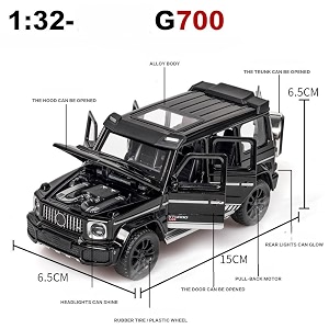 play car 1 32 brabus 700 model car sports car exclusive alloy metal pull back die-cast car diecast metal pullback toy car with openable doors amp light music toys for kids - white