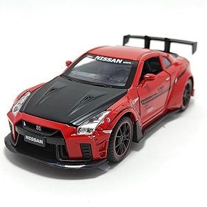 play car 1 32 exclusive nissan supra alloy metal pull back die-cast car scale model with sound light mini auto toy for kids car with sound and light new version-132 nissan gtr red