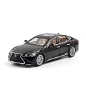 Play Car 1 32 Lexus Ls500H Model Car Sports Alloy Metal Pull Back Die-Cast Car Diecast Metal Pullback Toy Car with Openable Doors &amp; Light Music Toys for Kids - Black