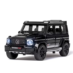 play car die cast metal toy car 1 32 scale g wagon diecast pullback toy car with openable doors amp light music car for kids best toys gifts toys for boy - black