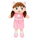 TOYTALES Daisy Doll | Soft Cuddle Plush Baby Doll for Girls &amp; Kids | Cute Stuffed Toy for Play, Comfort &amp; Gifting for Toddlers | Age 1–5 Years | 40CM Pink