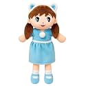 TOYTALES Daisy Doll | Soft Cuddle Plush Baby Doll for Girls &amp; Kids | Cute Stuffed Toy for Play, Comfort &amp; Gifting for Toddlers | Age 1–5 Years | 40CM Blue