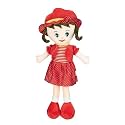 TOYTALES Winky Doll Soft Plush Toy for Girls | Super Cuddly Stuffed Doll for Kids &amp; Toddlers | Cute Baby Doll Toy for Playtime &amp; Bedtime (Red, 60CM)