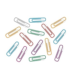 u paper clips 28 mm gem clips 100 pcs multi-colored - premium metal clips for office school amp home firm grip secure hold organize documents