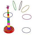TOYTONIC 2 in 1 Ring Toss Game for Kids – Fun Indoor Outdoor Toy for Boys & Girls Age 2–5 | Educational Toy for 3+ Year Old | Colour Recognition, Brain Development, Birthday Gift