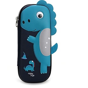 dinosaur 3d emmbossed eva hardtop pencil case pouch bag blue pencil case cute dinosaur pencil case