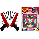 Toyzone Superman Softgun-57925 | Shooting Gun | Safe and Long Range | Aim Gun | 6-Play Softgun Darts with 2 Guns | Easy to Load | Pull & Action ProShot | for Kids, Teens