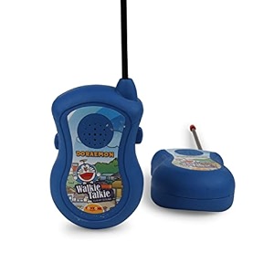 toyzone walkie talkie  extendable antenna  effective communication interphone  2 way radio toy  walkie talkie set for kids doraemon walkie talkie