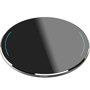 tozo w1 wireless charger 10w thin aviation aluminum computer numerical control technology fast charging pad space gray no ac adapter