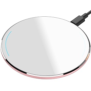 tozo w1 wireless charger10w qi-certified fast chargingpad with aviation aluminum computer numerical control technology compatible for iphone 14 13 12 seriessamsunggalaxy seriesno ac adapterwhite