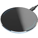 TOZO W1 Wireless Charger,10W Qi-Certified Fast ChargingPad With Aviation Aluminum Computer Numerical Control Technology Compatible For Iphone 14 13 12 Series,SamsungGalaxy Series(No Ac Adapter),White