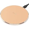TOZO W1 Wireless Charger,10W Qi-Certified Fast ChargingPad With Aviation Aluminum Computer Numerical Control Technology Compatible For Iphone 14 13 12 Series,SamsungGalaxy Series(No Ac Adapter),White