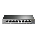 TP-LINK 8-Port Gigabit PoE Web Managed Easy Smart Switch with 4 PoE Ports (TL-SG108PE)