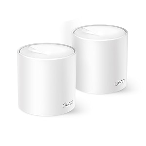 tp-link deco x103-pack ax1500mbps whole home mesh wifi 6 system ai-driven coverage up to 5600ft wifi router extender booster gaming amp 4k easy setup alexa amp google home compatible