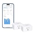 Tapo Smart Plug Wi-Fi, Energy Monitoring, P115(2-Pack), 15A