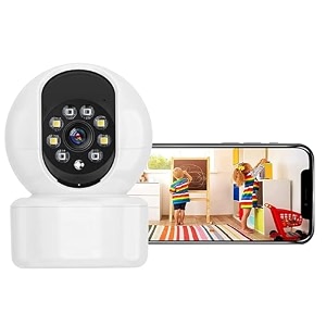 tp plus 3mp full hd smart wi-fi cctv home security camera 360 with pan tilt bulb camera view amp talk 128gb sd card support not included perfect for office monitoring new smart camera
