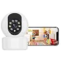 TP PLUS 3MP Full HD Smart Wi-Fi CCTV Home Security Camera 360° with Pan Tilt Bulb Camera View &amp; Talk 128GB SD Card Support (Not Included) Perfect for Office Monitoring (New Smart Camera)