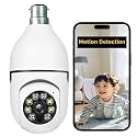 TP PLUS 3MP Full HD Indoor Wireless WiFi CCTV Security Camera | Motion Tracking | Two Way Talk | Colored Light Vision | Support Upto 128GB SD Card | Includes Indian Holder (Light Camera)