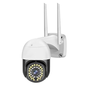 tp plus amazing 5mp  2k qhd home office wireless wifi outdoor ptz camera color light vision  ai auto tracking ip66 weatherproof black dome camera