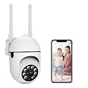 TP PLUS 3 MP FHD WiFi Indoor Mini Fox Ptz Security Camera with Color Light Vision, 360° Ptz Rotation, Motion Tracking, Two Way Audio and Multi Users View (Mini Dome)