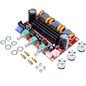 TPA3116D2 2.1 Channel Amplifier Module | 50W+50W Stereo + 100W Subwoofer | 8-24V DC Input | 3-Knob Control for Volume, Bass & Treble | HiFi Audio Amp Board.