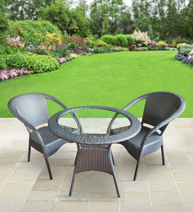 tpf glass table  chair set