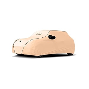 tph car cover nomex ivory for maruti suzuki alto k10 100 water-resistant all weather protection scratch proof tailored fit multi-layered amp breathable fabric colour ivory