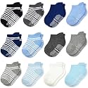 Tphon 12 Pairs Toddler Non Skid Socks
