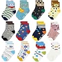 Tphon 12 Pairs Toddler Non Skid Socks