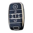 TPU Car Key Cover Black amp Golden