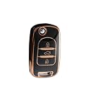 TPU Car Key Cover Black amp Golden