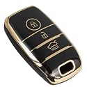 TPU Car Key Cover Black amp Golden