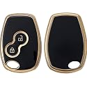 TPU Car Key Cover Black amp Golden