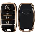 TPU Car Key Cover Black amp Golden