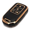 TPU Car Key Cover Black amp Golden