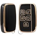 TPU Car Key Cover Black amp Golden
