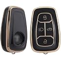 TPU Car Key Cover Black amp Golden