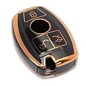 TPU Car Key Cover Black amp Golden