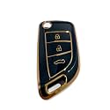 TPU Car Key Cover Black amp Golden