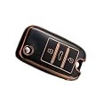 TPU Car Key Cover Black amp Golden